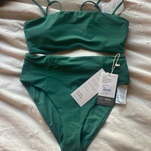 NEVER WORN Vuori bikini! Beautiful ivy green color & tags still on!